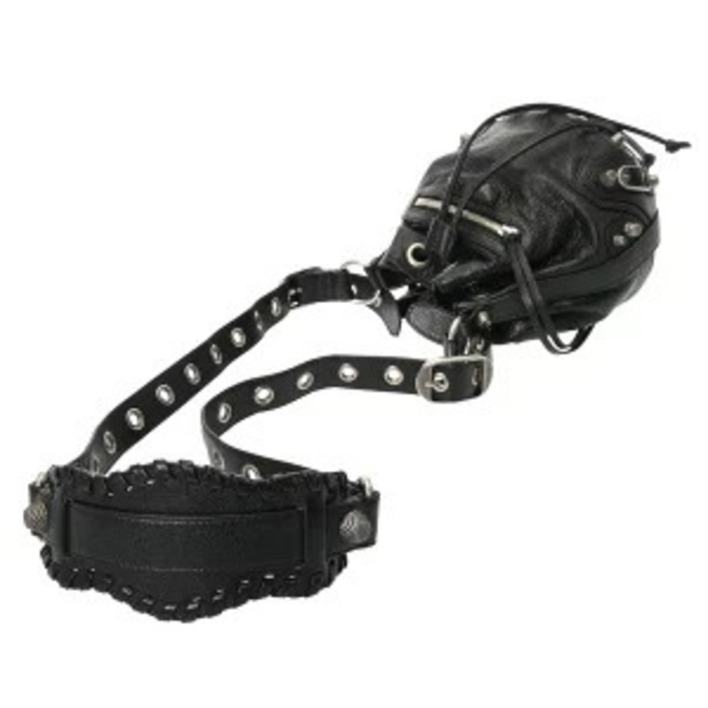 Balenciaga Le Cagoul Black Leather Handbag - Picture 3 of 9